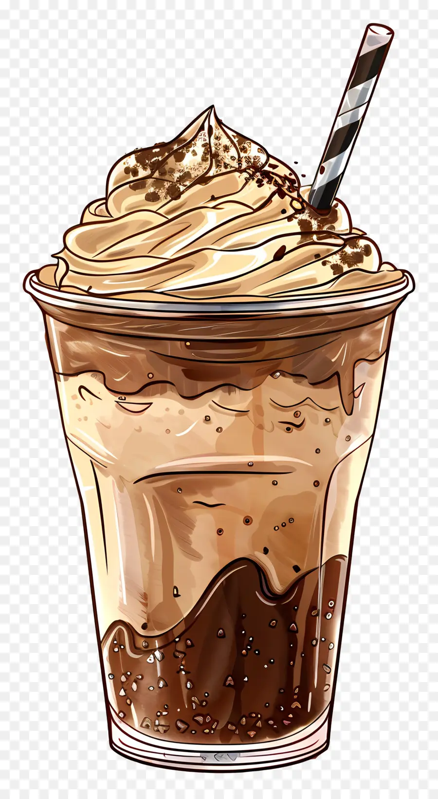 Frappuccino，Batido De Chocolate PNG