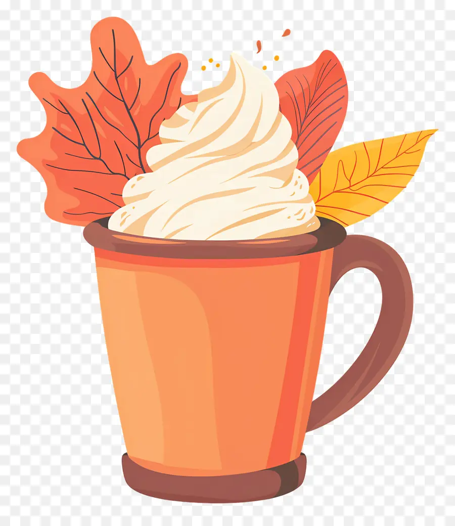 Café De Otoño，Taza De Café De Otoño PNG