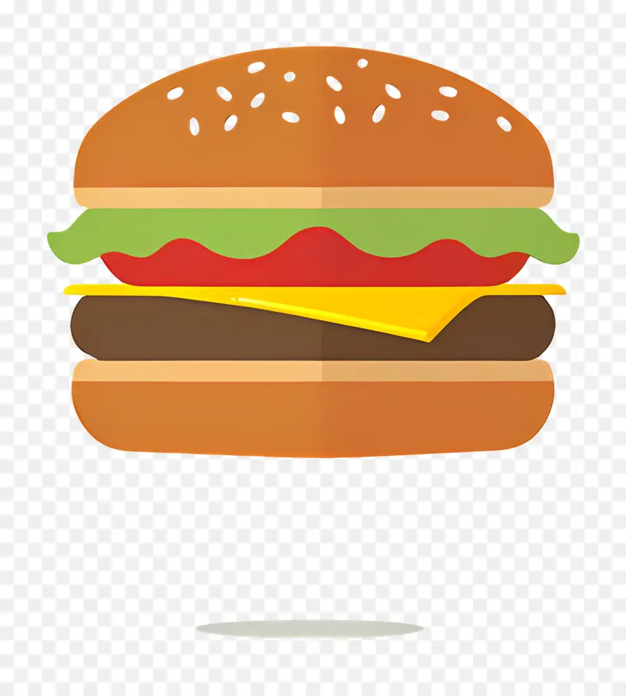 Logotipo De Hamburguesa，Hamburguesa Sencilla PNG