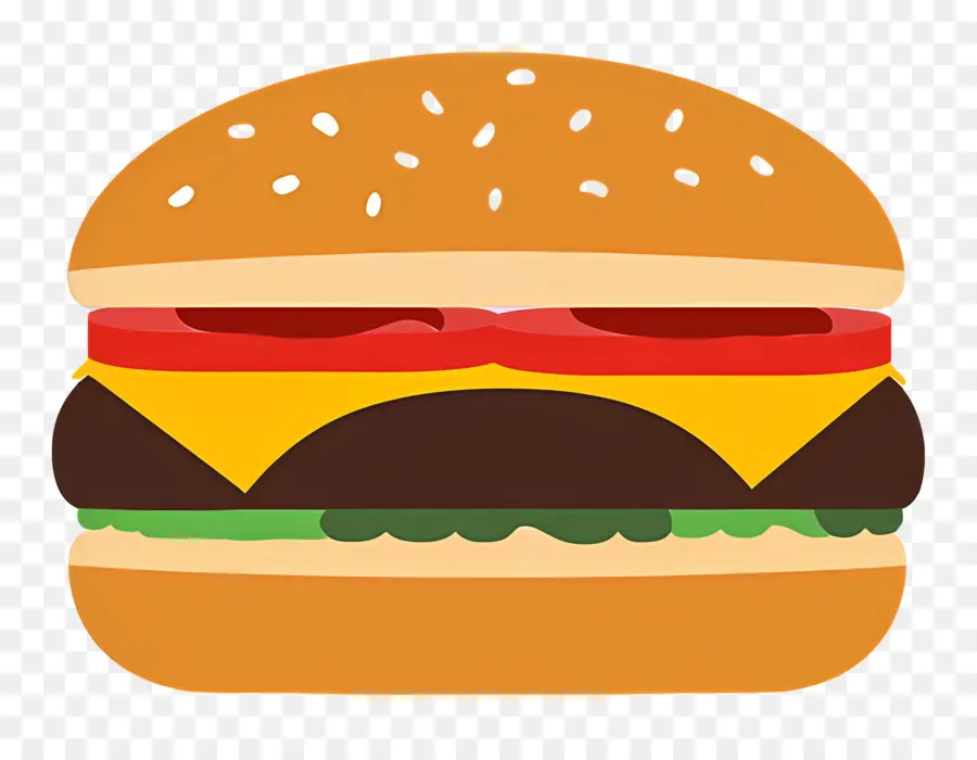 Logotipo De Hamburguesa，Hamburguesa Colorida PNG