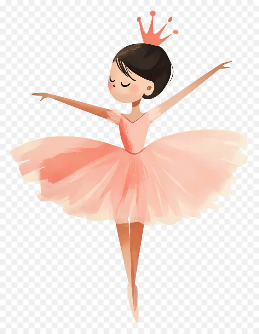 Ballet，Bailarina En Vestido Rosa PNG