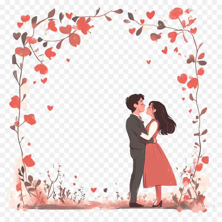 Frontera De Amor，Pareja Enamorada PNG