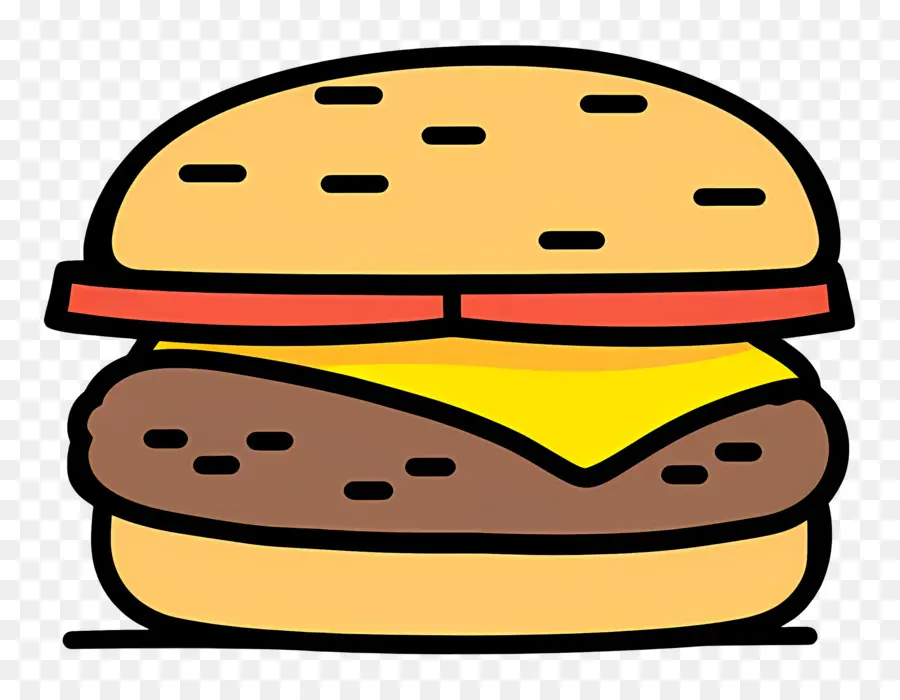 Logotipo De Hamburguesa，Hamburguesa De Dibujos Animados PNG