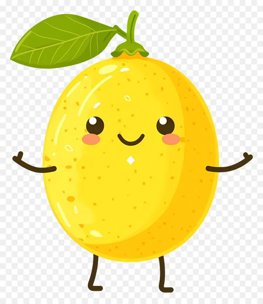 Limón Kawaii，Lindo Limon PNG