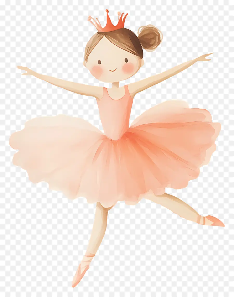 Ballet，Bailarina En Vestido Rosa PNG