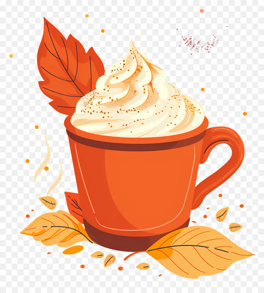 Café De Otoño，Taza De Café De Otoño PNG