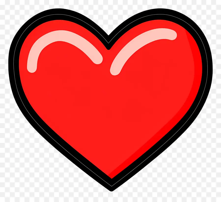 Frontera De Amor，Corazon Rojo PNG