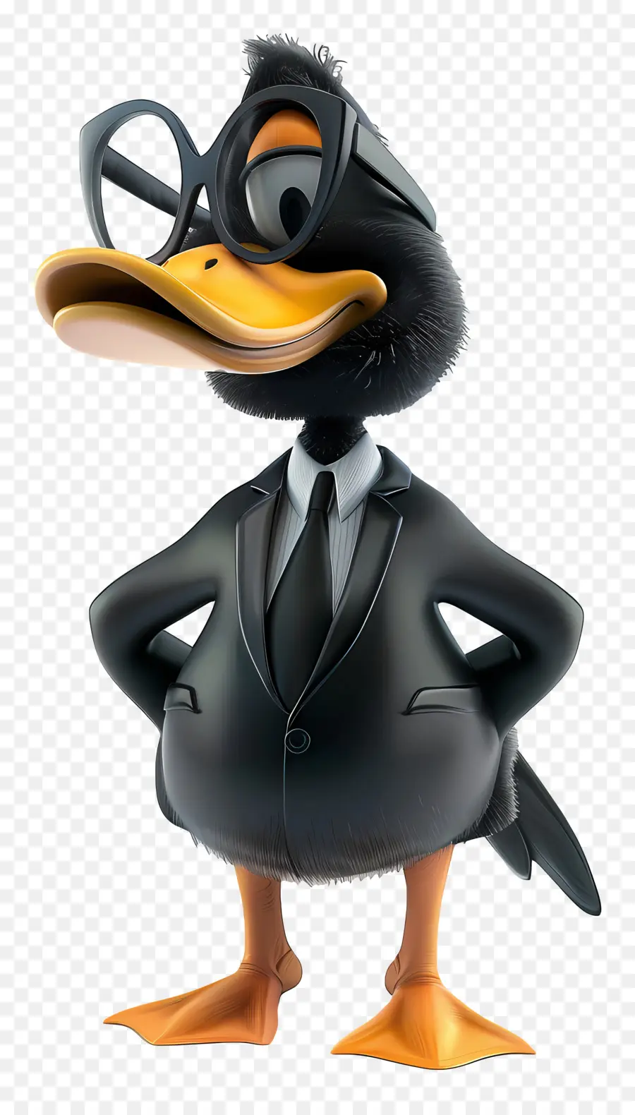 Pato Lucas，Pato De Negocios PNG