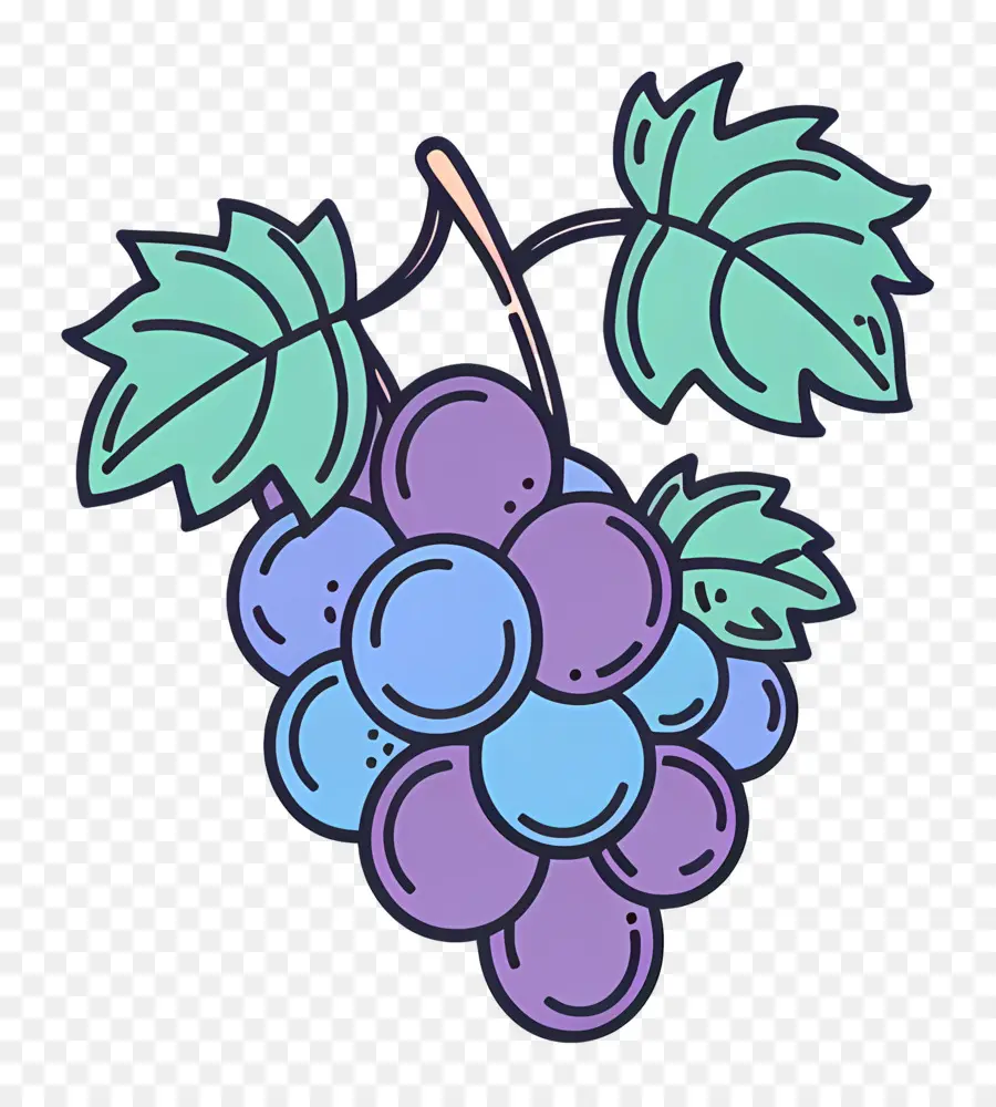 Uvas，Púrpura PNG