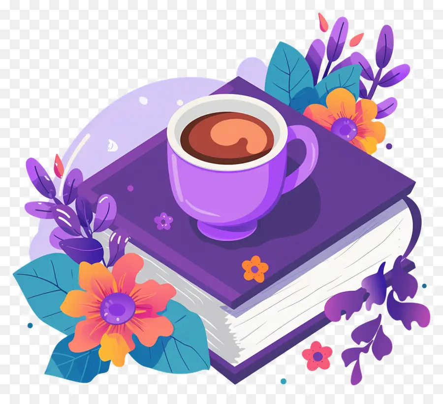 Libro Y Café，Libro Y Copa PNG