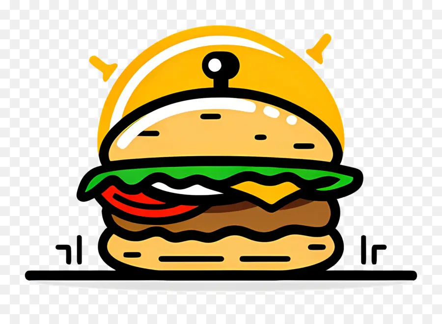 Logotipo De Hamburguesa，Hamburguesa PNG