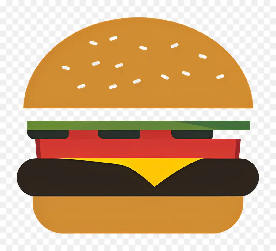 Logotipo De Hamburguesa，Hamburguesa Sencilla PNG