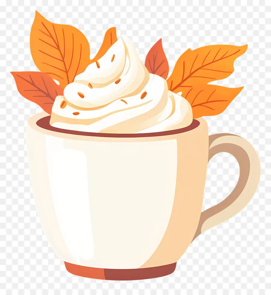 Café De Otoño，Taza De Café De Otoño PNG