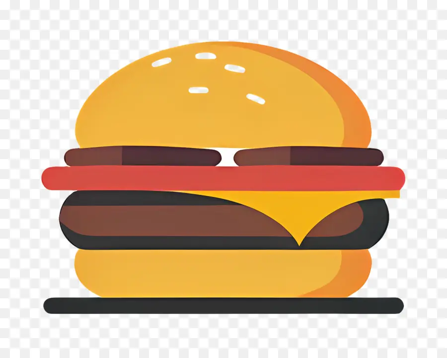 Logotipo De Hamburguesa，Hamburguesa Sencilla PNG