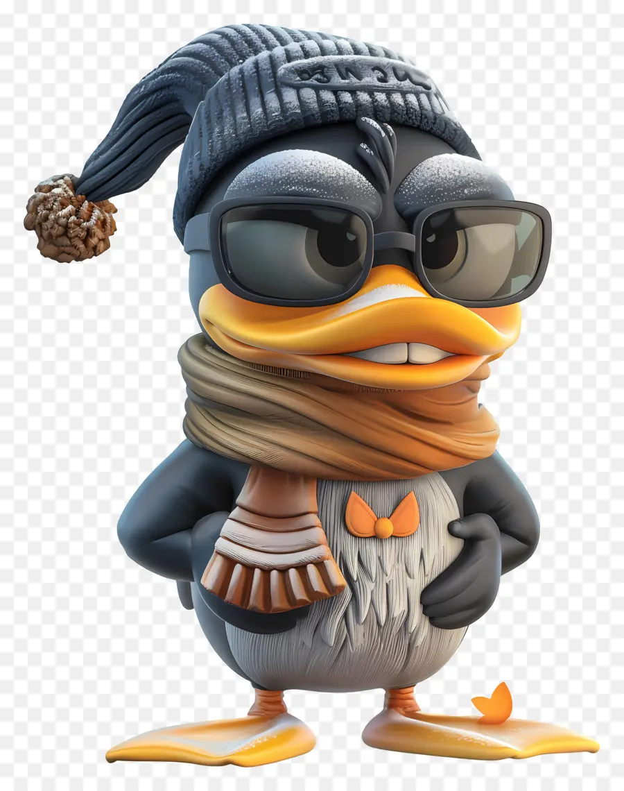 Pato Lucas，Pato Con Estilo PNG