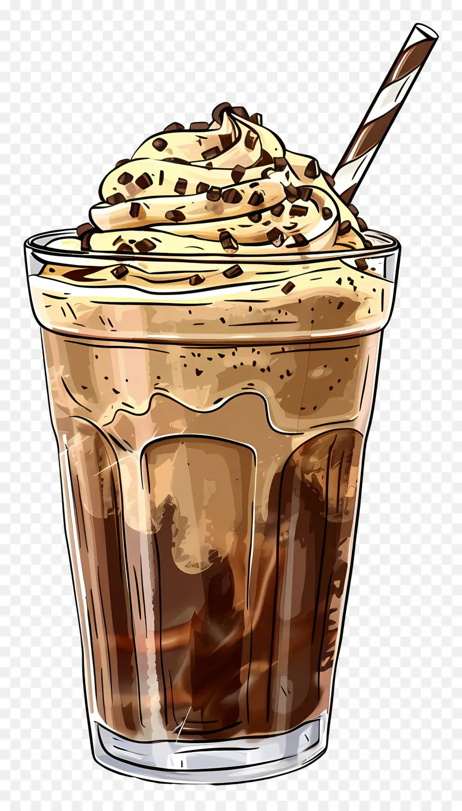 Frappuccino，Batido De Chocolate PNG