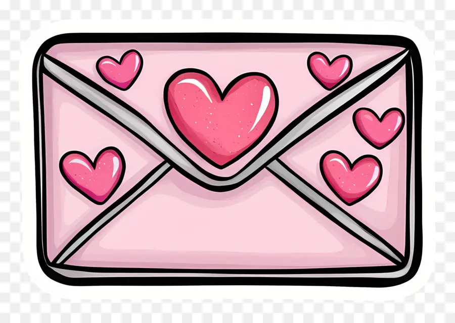 Correo De Amor，Sobre Sonriente PNG