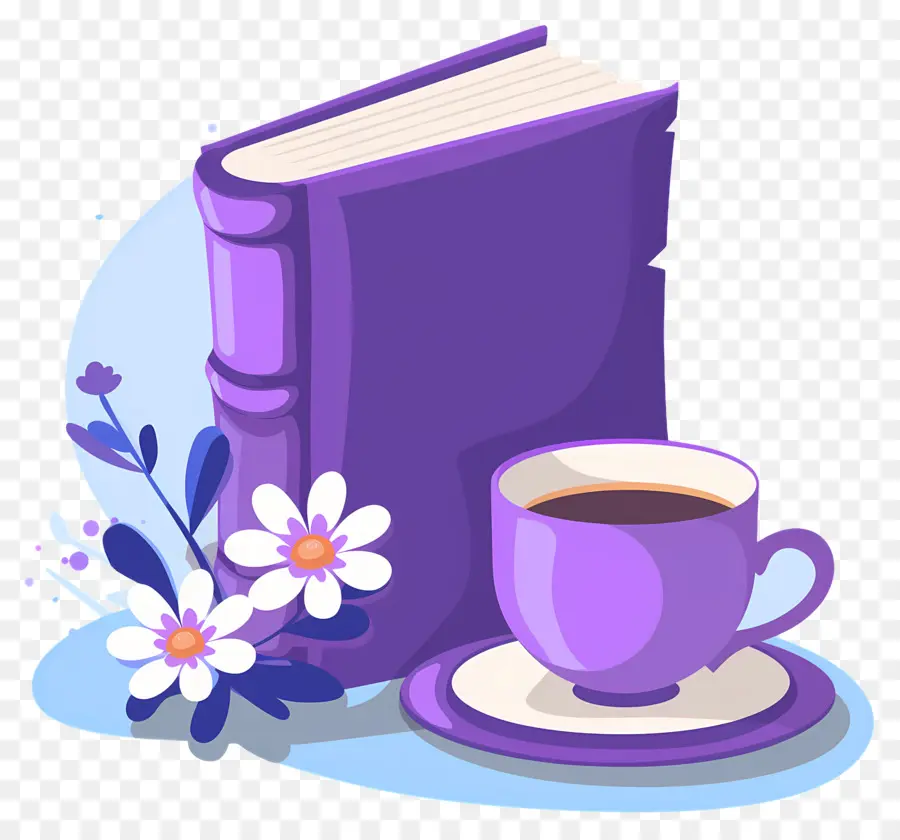 Libro Y Café，Libro Y Copa PNG