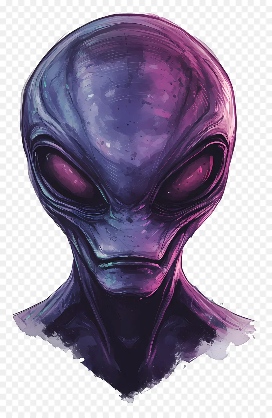 Alienígena Aterrador，Extraterrestre Verde PNG