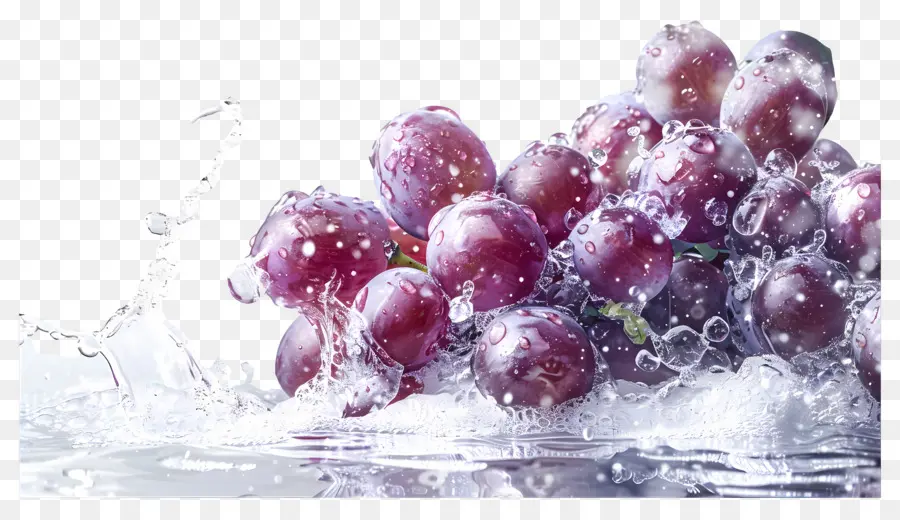 Salpicaduras De Uvas，Uvas Rojas PNG