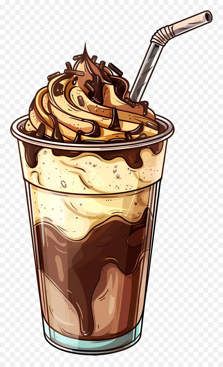 Frappuccino，Batido De Chocolate PNG