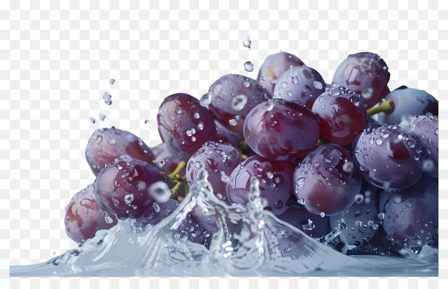 Salpicaduras De Uvas，Uvas Rojas PNG