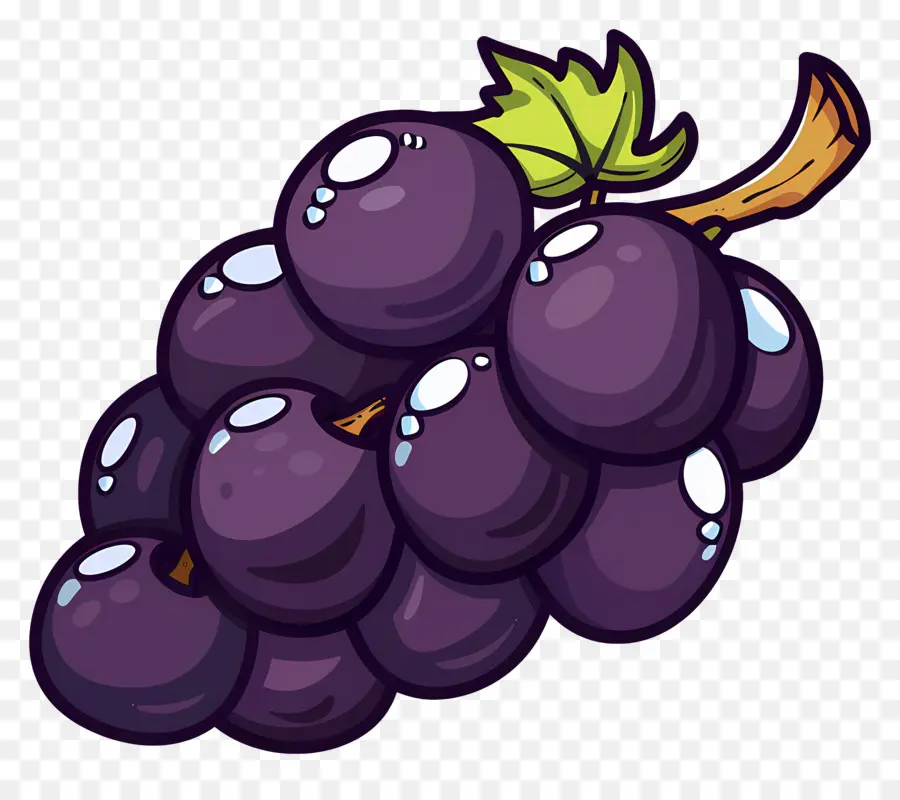 Uvas，Uvas De Dibujos Animados PNG