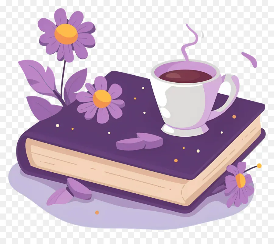 Libro Y Café，Libro Y Copa PNG