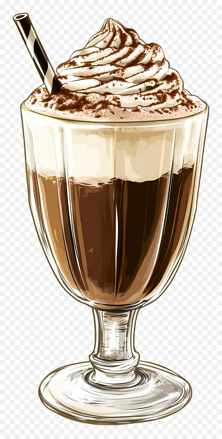 Batido De Chocolate，Café Helado PNG