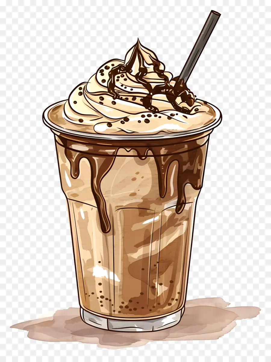 Frappuccino，Batido De Chocolate PNG