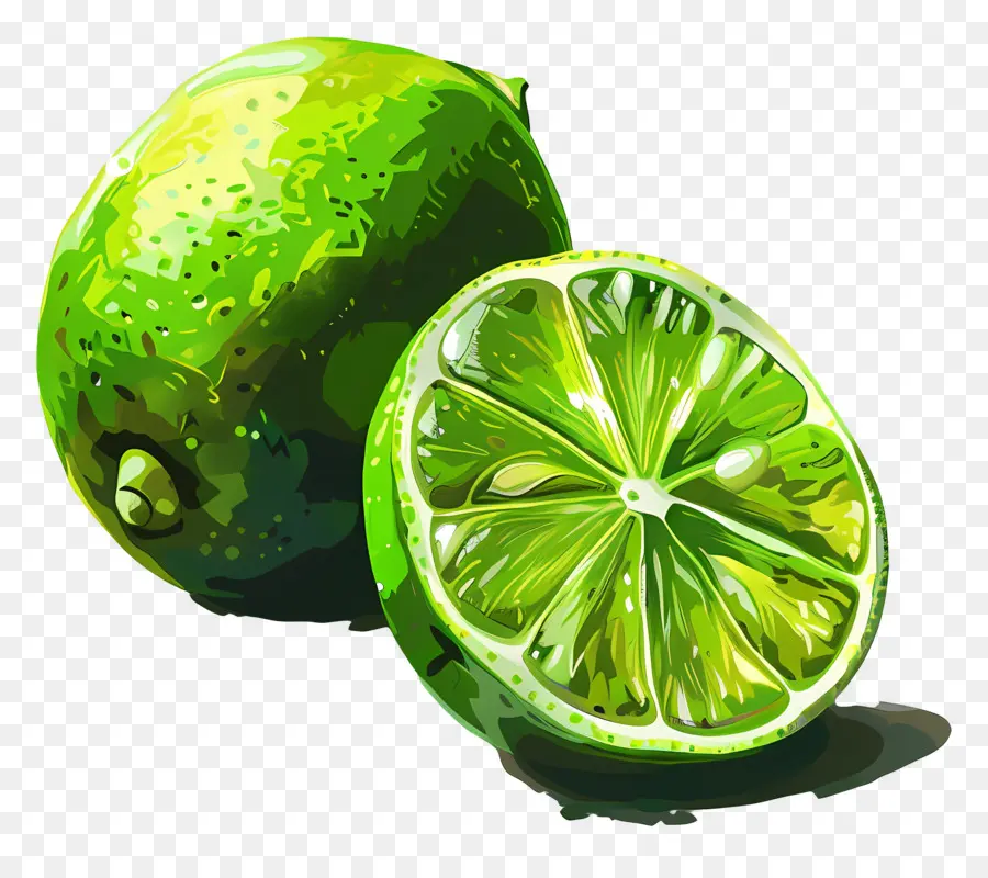 Limón Verde，Cal PNG