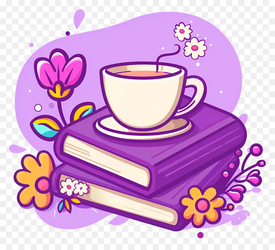 Libro Y Café，Libro Y Copa PNG