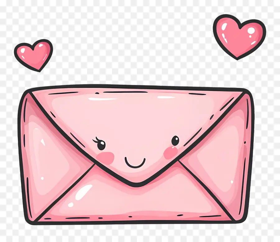 Correo De Amor，Sobre Sonriente PNG