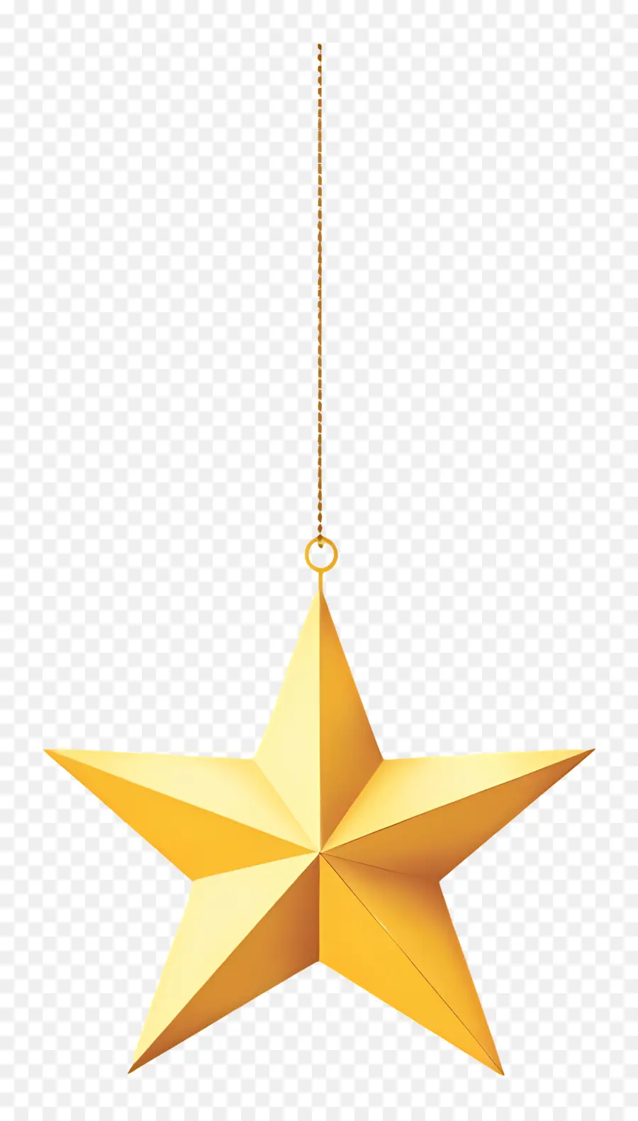 Estrella De Navidad，Estrella Colgante PNG