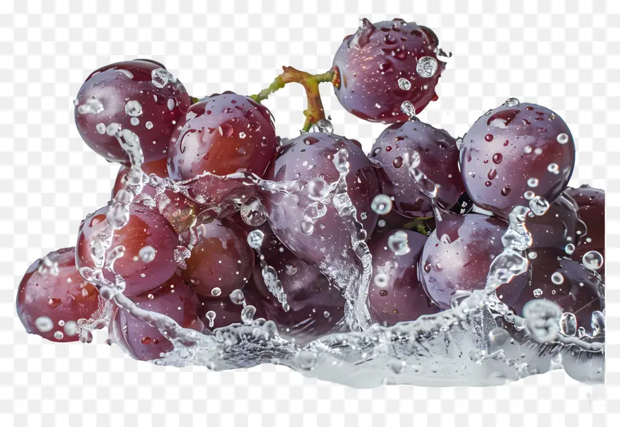 Salpicaduras De Uvas，Uvas Rojas PNG