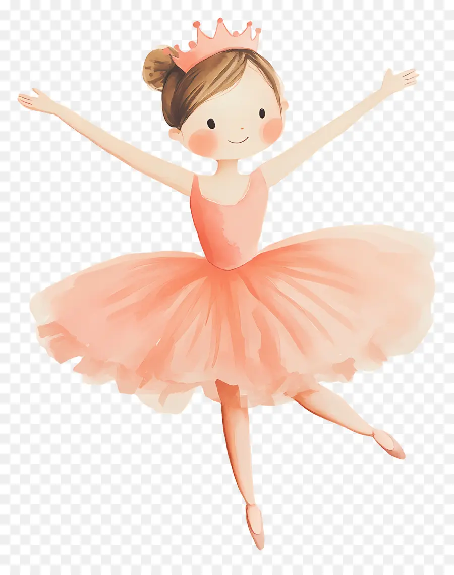 Ballet，Bailarina En Vestido Rosa PNG