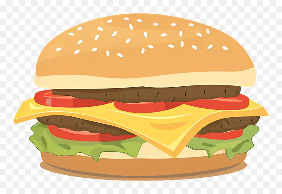 Logotipo De Hamburguesa，Hamburguesa De Dibujos Animados PNG