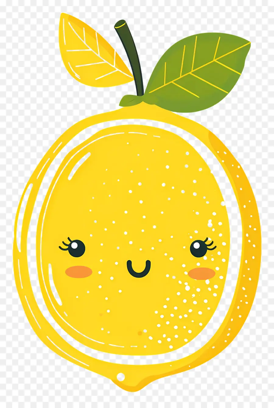 Limón Kawaii，Lindo Limon PNG