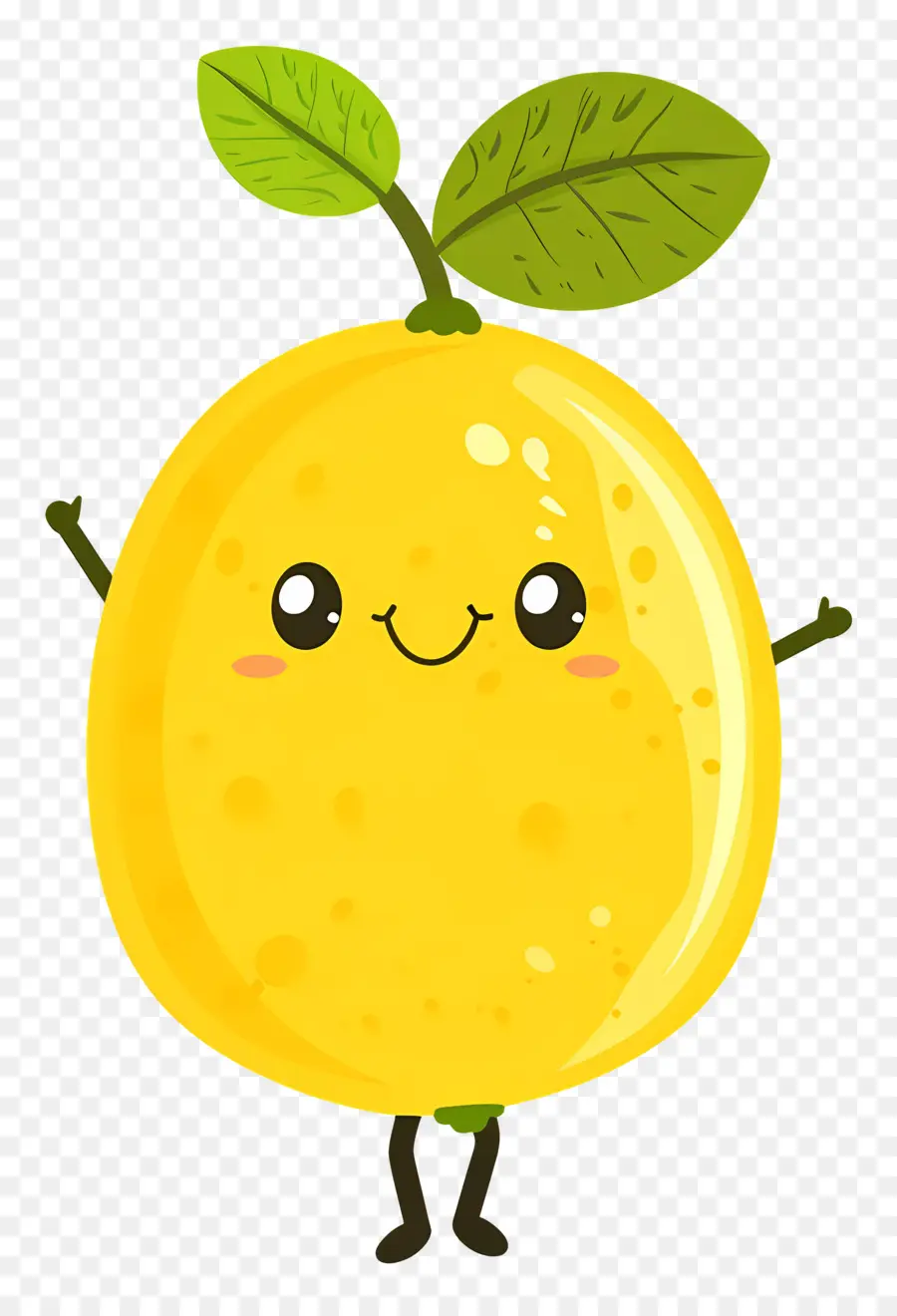 Limón Kawaii，Lindo Limon PNG