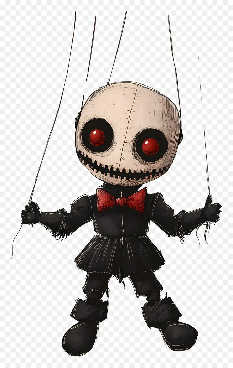 Marioneta Espeluznante，Marioneta Con Cuerdas PNG