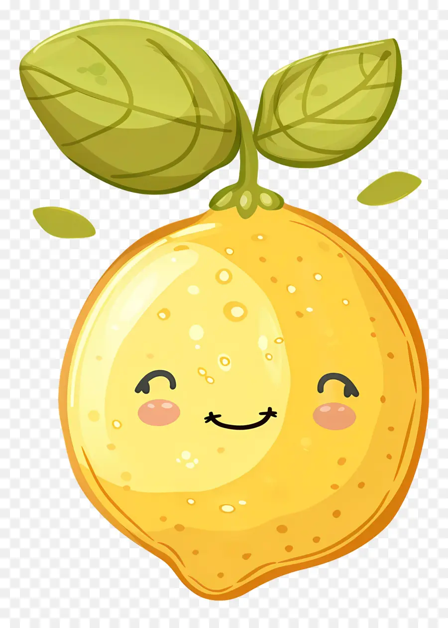 Limón Kawaii，Lindo Limon PNG