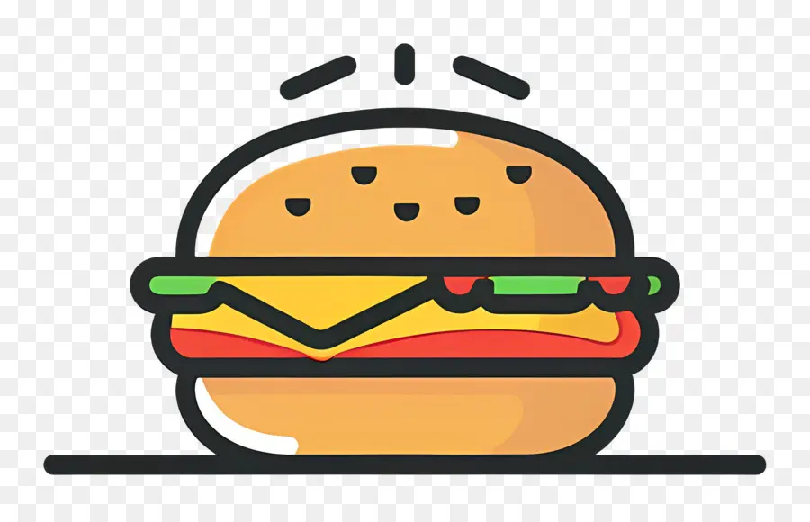 Logotipo De Hamburguesa，Hamburguesa De Dibujos Animados PNG