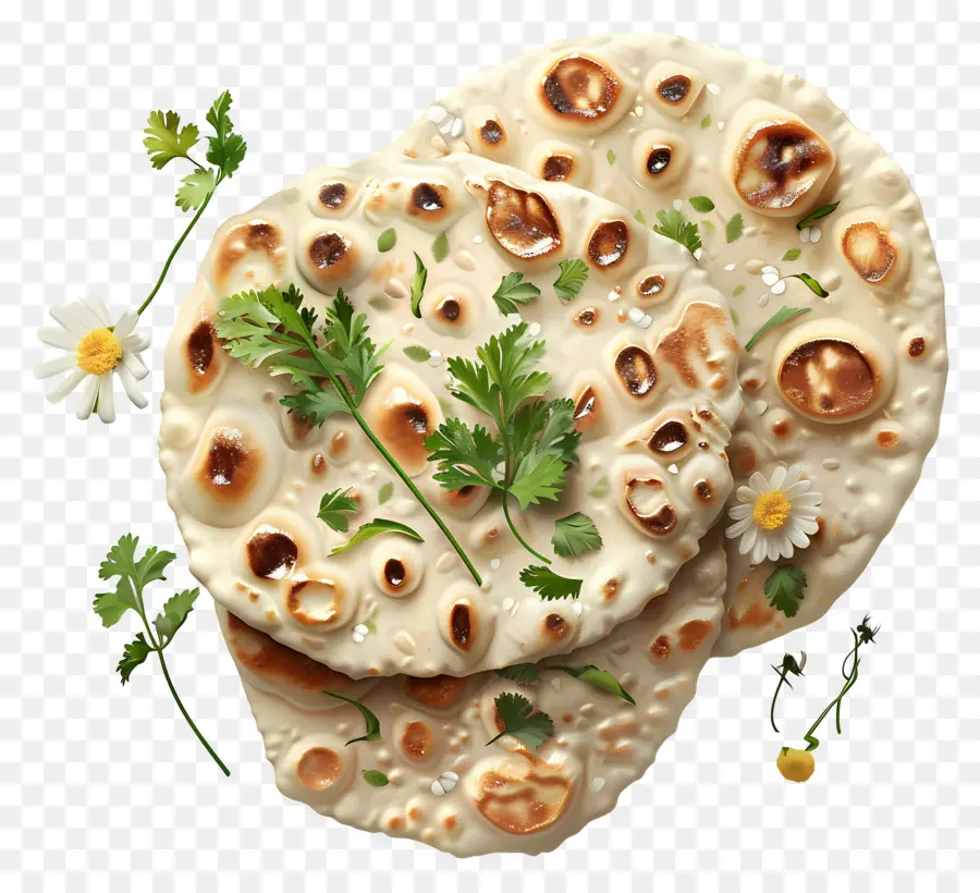 Pan Naan，Cilantro PNG