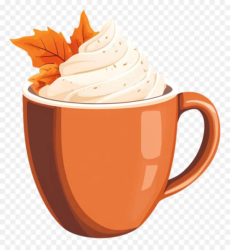 Café De Otoño，Taza De Café De Otoño PNG