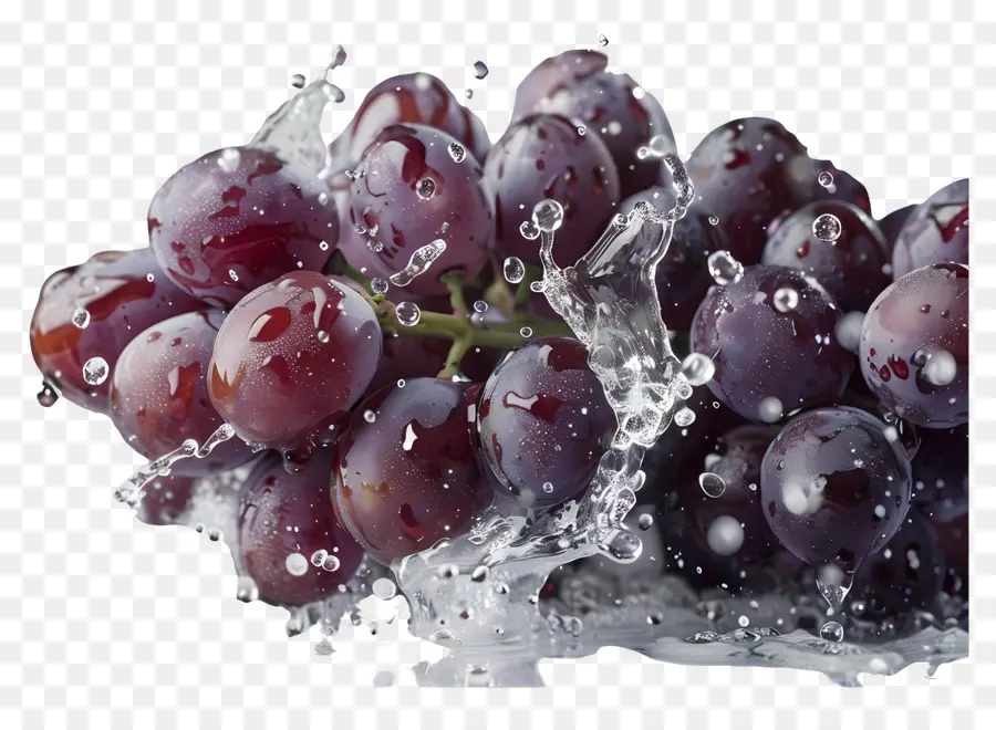 Salpicaduras De Uvas，Uvas Negras PNG