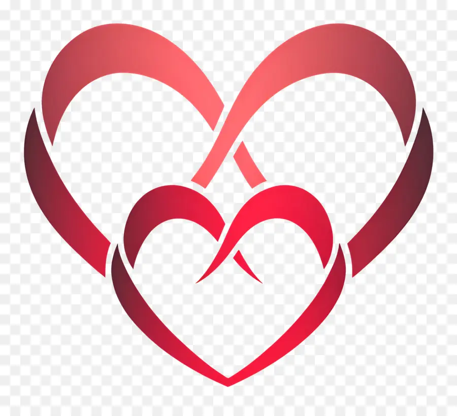 Frontera De Amor，Corazones Entrelazados PNG