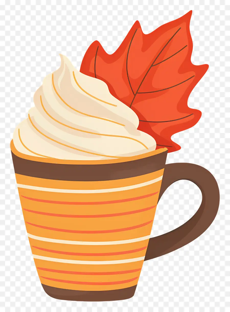 Café De Otoño，Taza De Café De Otoño PNG