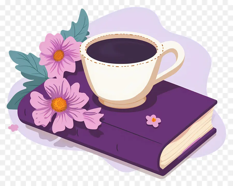 Libro Y Café，Libro Y Copa PNG