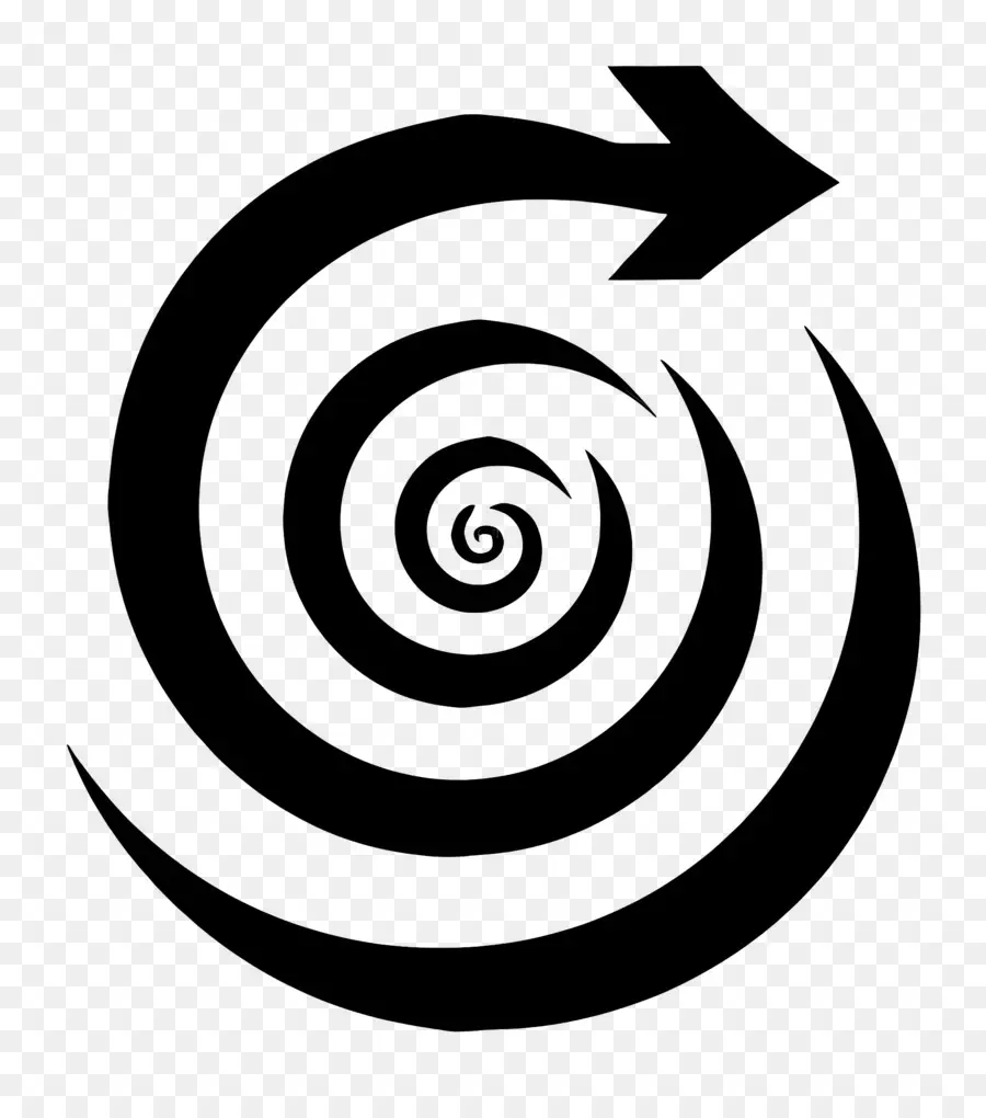 Flecha Espiral，Espiral PNG