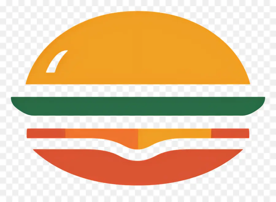 Logotipo De Hamburguesa，Hamburguesa Minimalista PNG